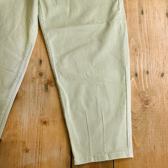 NWT Vigoss Ace High Rise Straight Balloon Stretch‎ Jeans 30 Green - Picture 5 of 8